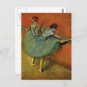 Degas, dansers aan de Barre Briefkaart (Voorkant / Achterkant)