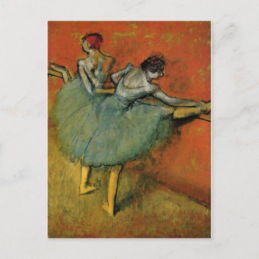 Degas, dansers aan de Barre Briefkaart (Voorkant)