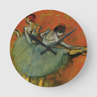 Degas, dansers aan de Barre Wall Klock Ronde Klok