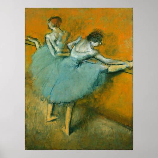 Degas - Dansers bij de Barre Poster (Voorkant)