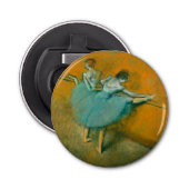 Degas Dansers bij het Bar Ballet Button Flesopener (Voorkant)
