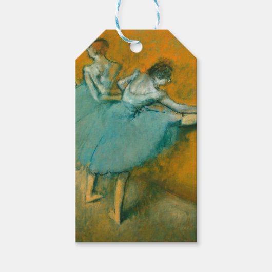 Degas Dansers bij het Bar Ballet Cadeaulabel (Voorkant)