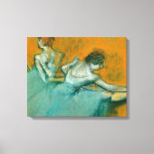 Degas Dansers bij het Bar Ballet Canvas Afdruk (Voorkant)