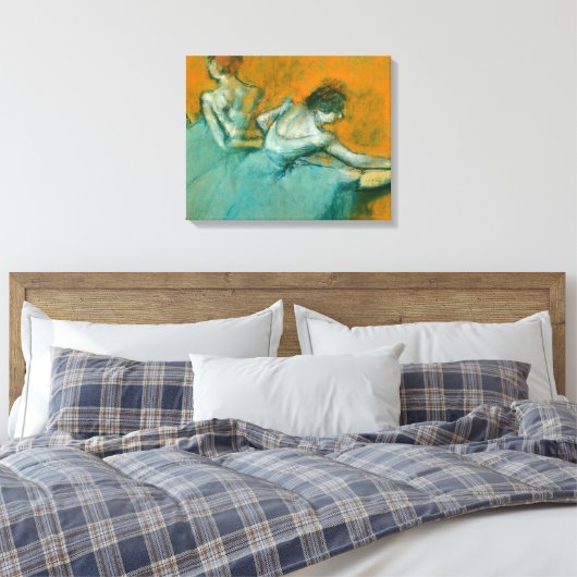 Degas Dansers bij het Bar Ballet Canvas Afdruk (Insitu (Slaapkamer))