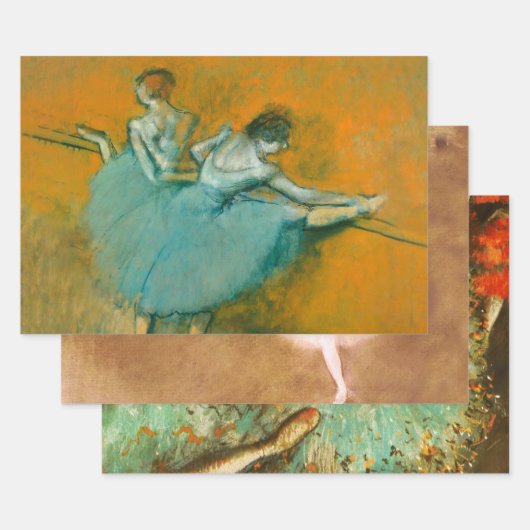 Degas Dansers bij het Bar Ballet Inpakpapier Vel (Set)