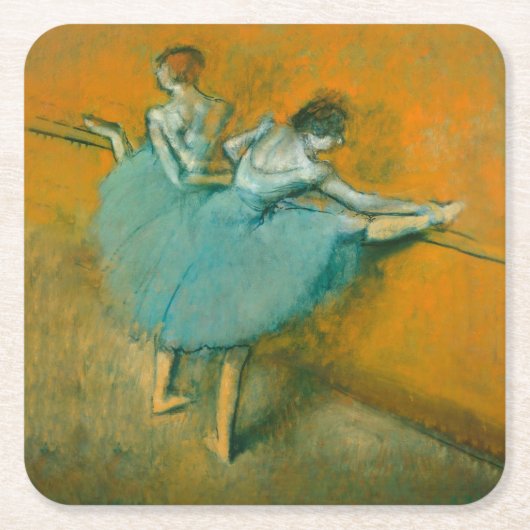 Degas Dansers bij het Bar Ballet Kartonnen Onderzetters (Voorkant)