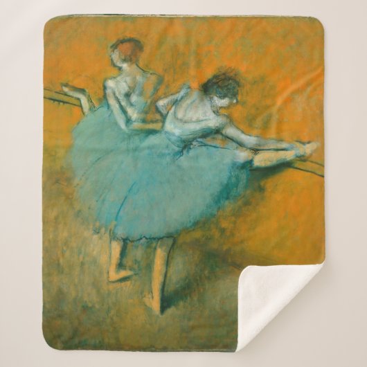 Degas Dansers bij het Bar Ballet Sherpa Deken (Voorkant)