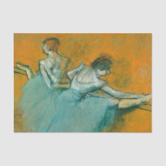 Degas Dansers bij het Bar Ballet Tissuepapier (Voorkant)