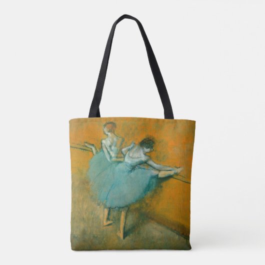 Degas Dansers bij het Bar Ballet Tote Bag (Achterkant)