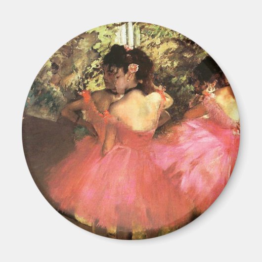 Degas dansers in roze magneet (Voorkant)