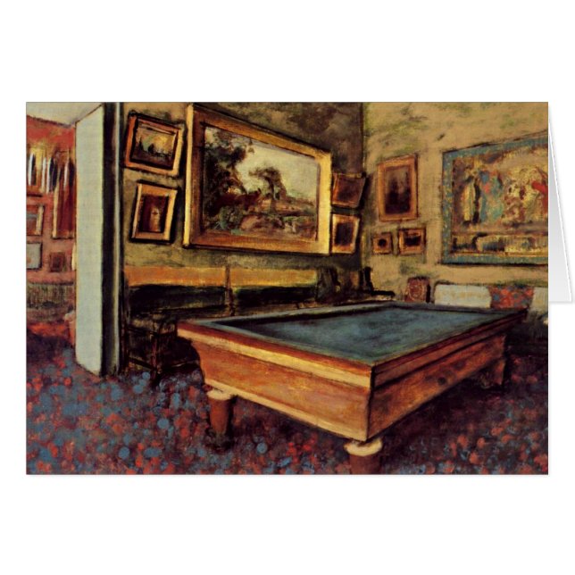 Degas - De Billiard Room (Voorkant Horizontaal)
