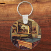 Degas - De Billiard Room Sleutelhanger (Achterkant)