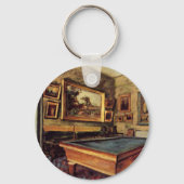 Degas - De Billiard Room Sleutelhanger (Achterkant)