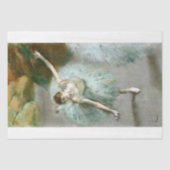 Degas - De danser in de groene decoupage Tissuepapier (Voorkant)