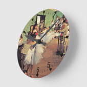 Degas: de dansklasse, 1874 ronde klok (Hoek)