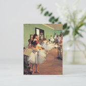 Degas - De dansklasse Briefkaart (Staand voorkant)