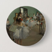 Degas' De dansklasse Ronde Button 7,6 Cm (Voorkant)