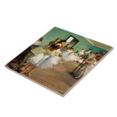 Degas de dansklasse tegeltje (Zijkant)