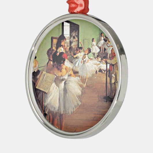 Degas - De dansles Metalen Ornament (Links)