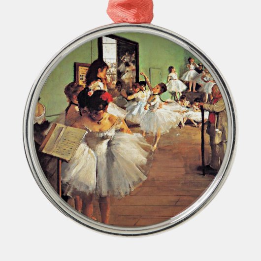 Degas - De dansles Metalen Ornament (Voorkant)