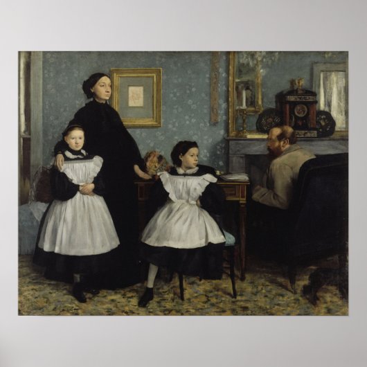 Degas - De familie Bellelli Poster (Voorkant)