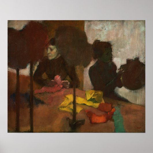 Degas - De Hoedemakers Poster (Voorkant)