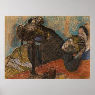 Degas - De Hoedenmaakster Poster