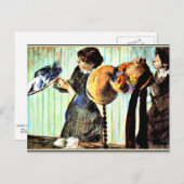 Degas - De Kleine Milliners Briefkaart (Voorkant / Achterkant)