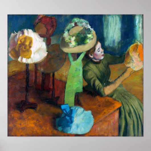 Degas - De Millinery Shop Poster (Voorkant)