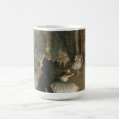 Degas' De repetitie van het ballet op het podium: Koffiemok (Center)