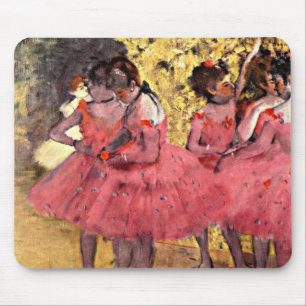 Degas: De roze dansers Muismat