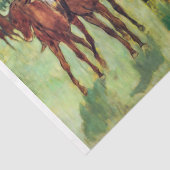 Degas - De ruiters decoupage Tissuepapier (Detail)