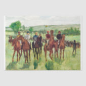 Degas - De ruiters decoupage Tissuepapier (Voorkant)