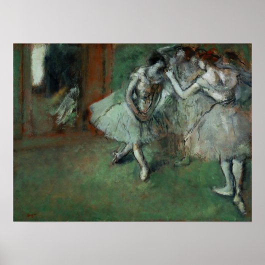 Degas - een groep dansers poster (Voorkant)