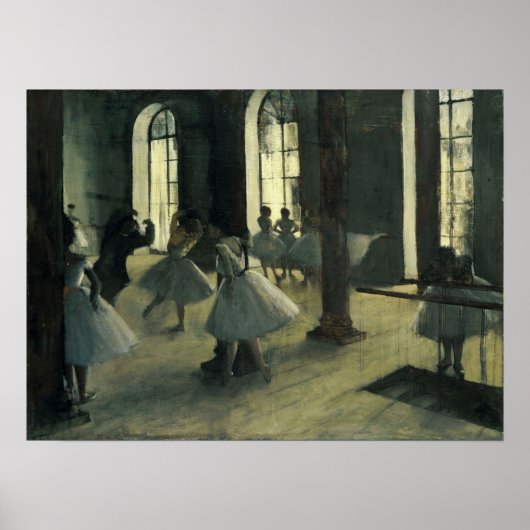 Degas - Foyer Rehearsal of the Dance Poster (Voorkant)