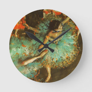 Degas Green Dancer Ballet Impressionist Ronde Klok
