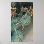 Degas - Green Dancer Poster (Voorkant)