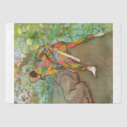 Degas- Harlequin Decoupage Tissuepapier (Voorkant)