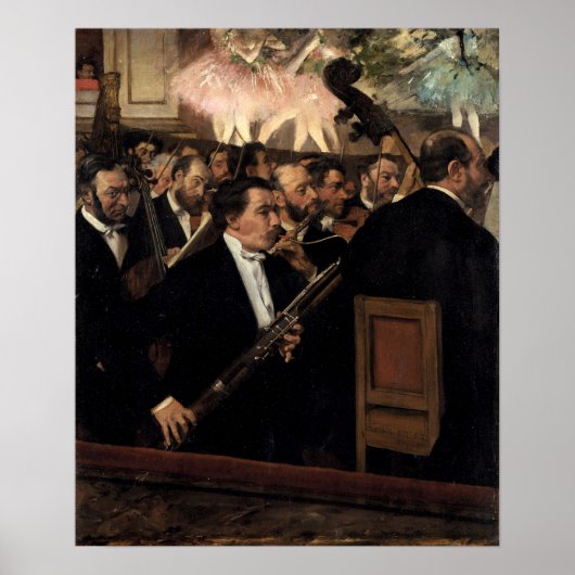 Degas - Het Orkest Bij De Opera Poster (Voorkant)