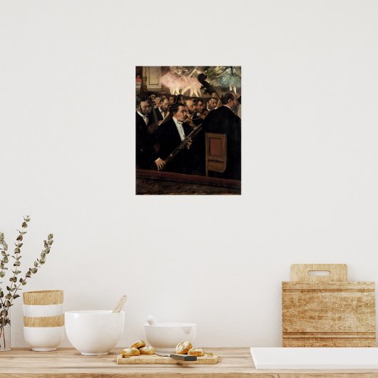 Degas - Het Orkest Bij De Opera Poster (Keuken)
