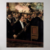 Degas - het orkest van de opera poster (Voorkant)