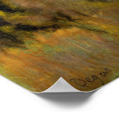 Degas - Landschap Poster (Hoek)