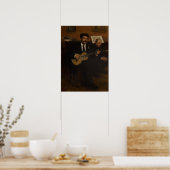 Degas - Lorenzo Pagans en Auguste de Gas Poster (Keuken)