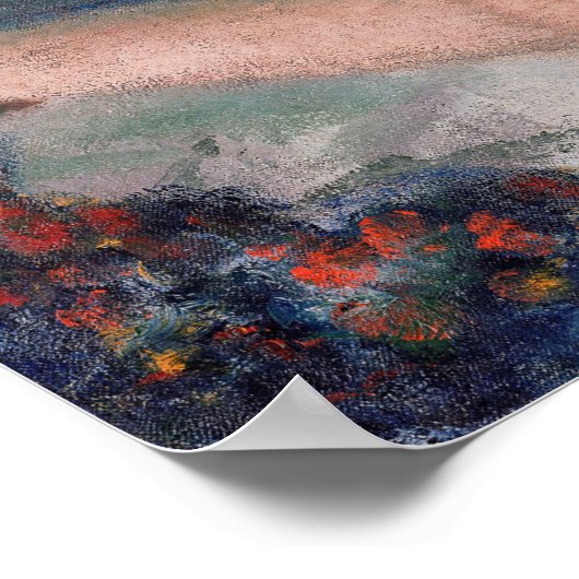 Degas - na het bad poster (Hoek)