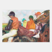 Degas, paardenraces inpakpapier vel (Voorkant)