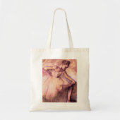 Degas Pink Ballerina Canvas tas (Voorkant)
