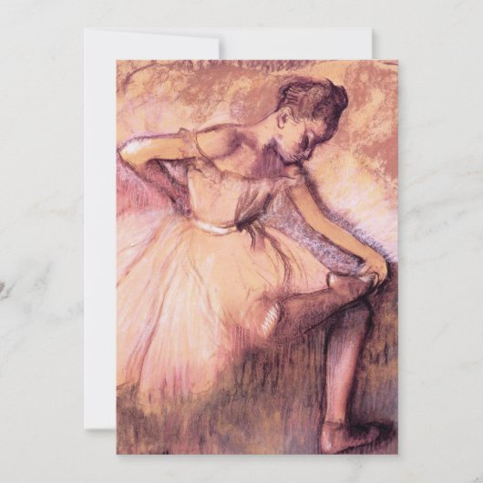 Degas Pink Ballerina Kaart (Voorkant)
