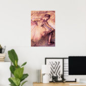 Degas Pink Ballerina Poster (Thuiskantoor)