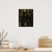 Degas - Portraits At The Stock Exchange Poster (Keuken)