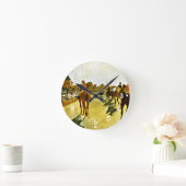 Degas: Racepaarden voor de strengen Ronde Klok (Huis)